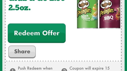 7-Eleven Pringles Mobile Coupon